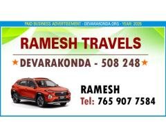 RAMESH TRAVELS & DRIVERS AVAILABLE